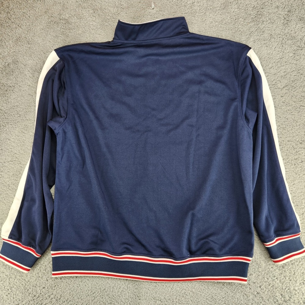 Boston Red Sox Stitches Athletic Gear Track Jacket Mens XL Blue - Picture 2 of 8